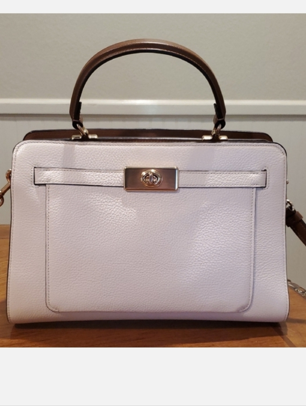 Like NEW Coach Belted Colorblock Lane Carryall Bag